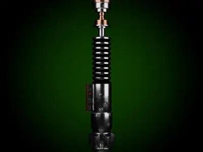Luke Skywalker second Lightsaber Free 3D model