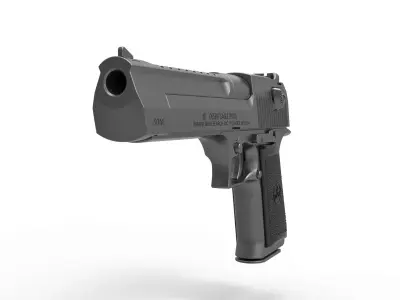 Desert Eagle from the movie Deadpool 2016 3D model