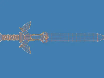 Master Sword 3D model
