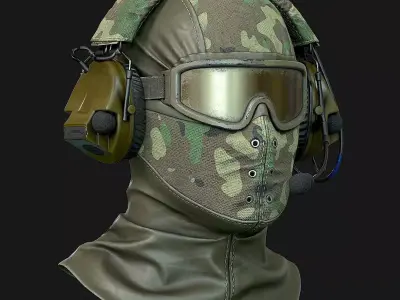 Head Wear L Low-poly 3D model