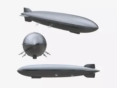 Airship Gindenburg 3D model