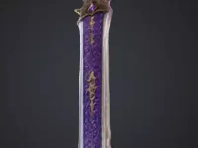 Eclipse Blade Low-poly 3D model