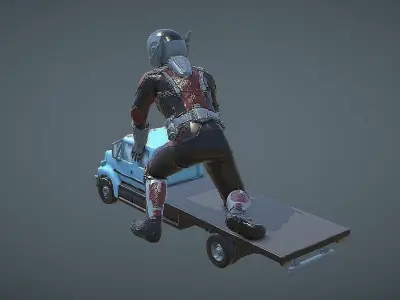 Ant-Man 2 inspirited figure 3D print model