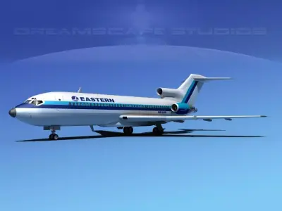 Boeing 727-100 Eastern Airlines 2 3D model