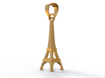 eifeil tower pendant 3D print model