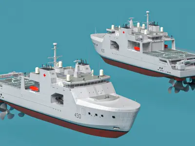 Offshore Patrol Vessel 3D model