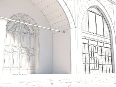 Old Covered Bazaar 3D model