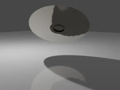 Mysterious UFO craft  3D model