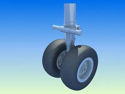 Landing Gear v1 3D model