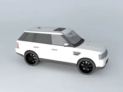 Land Rover Range Rover Sport HSE 2010 Free 3D model