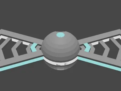 Mini Drones Free low-poly 3D model