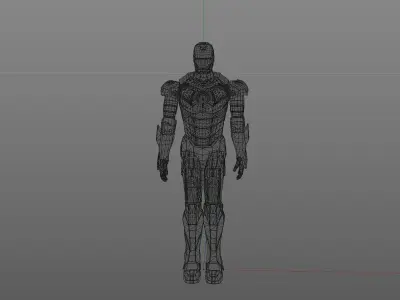 Iron man 3d model free Free 3D model