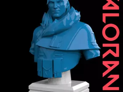 Sova Bust from Valorant 3D print ready 3D print model