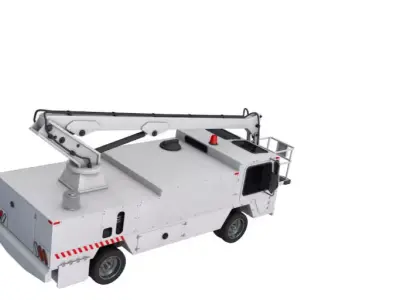 Aircraft Deicing Vehicle 3D model