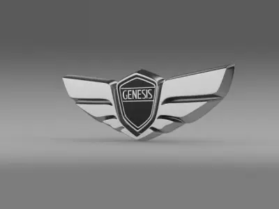 Genesis 3d logo 3D model