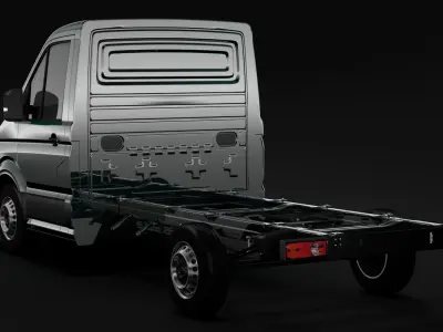 WV Crafter Chassis Single-Cab 2017 3D model