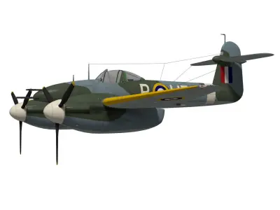 Westland Whirlwind 3D model
