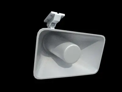 Outdoor Megaphone 01 Low-poly 3D model