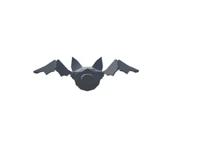 LaserBat bird Free low-poly 3D model