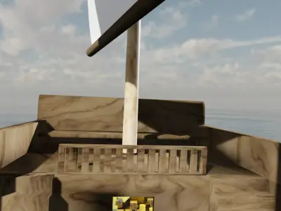 old ship Free 3D model