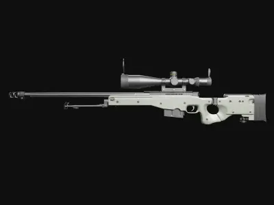 Accuracy International AWM L115A3 3D model