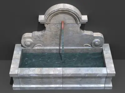 Fountain 03 3D model