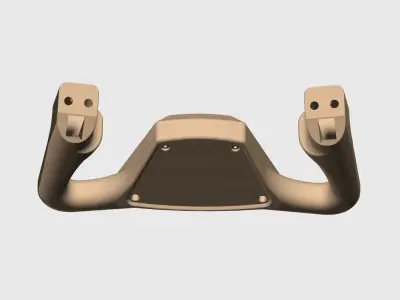 Beechcraft Flight Simulator Yoke Version 2 3D print model