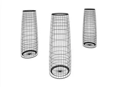 Vase notNeutral-links-black Free 3D model