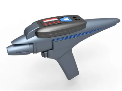 Phaser Type II from Star Trek III The Search for Spock 1984 3D model
