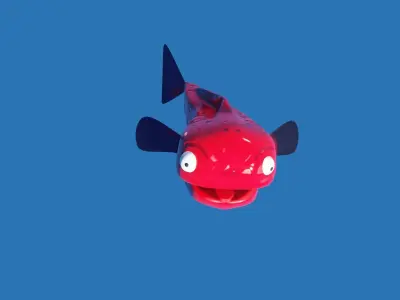 FISH LOW-POLY RIGGED Free low-poly 3D model