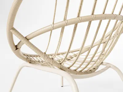 Wicker Chair Free 3D model