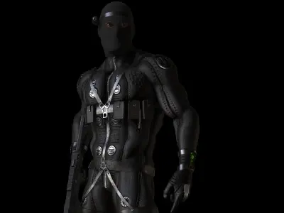 Black Ops Seal Low-poly 3D model