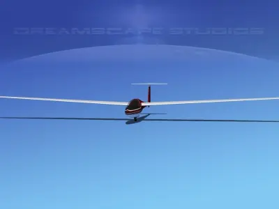 DG-400 15-Metre Motorglider V10 3D model