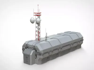 antenna post 2 3D model
