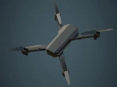 Quadcopter 1 Untextured 3D model