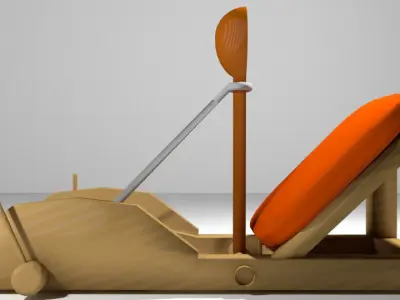 Medieval War Machine - Onager 3D model