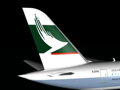 Cathay Pacific 787- 8 Dreamliner 3D model