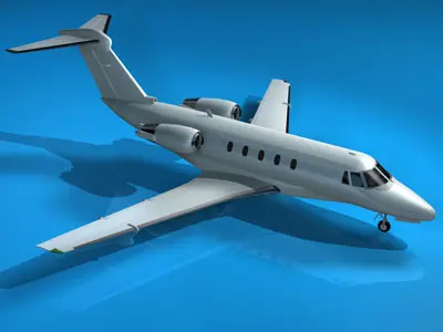 Citation III 3D model