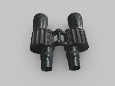 Binoculars Low-poly PBR Free low-poly 3D model