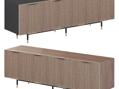 garda sideboard by meroniecolzani 3D model