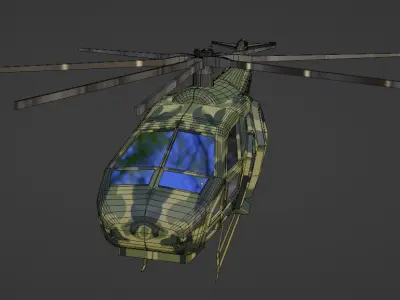 HELICOPTER plain  3D model