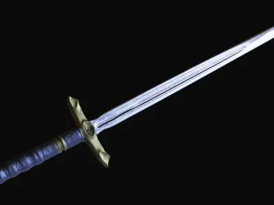 Silent Slayer Low-poly 3D model