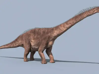 Argentinosaur Forever - 8K 3D model