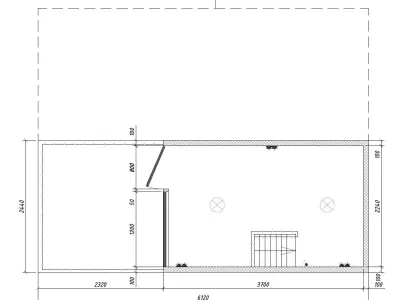 Modular private house 3D model