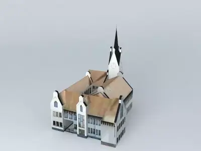 Varoshaza radnica dunajskastreda Free 3D model