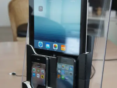 Rack for iPhones and iPads Free 3D print model