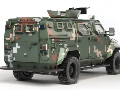 KrAZ Spartan 2014 3D model