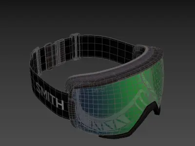 Smith ChromaPop Everyday Green Ski Goggle 3D model purchase
