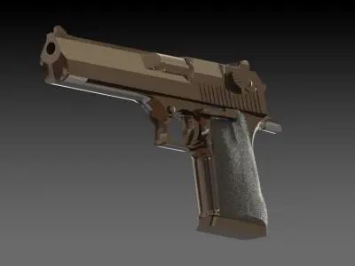 M1911 A1  45 Caliber Automatic Pistol 3D model