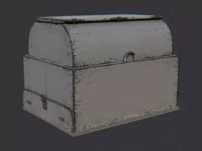 Dun Barracks Dumpster Exterior Low-poly 3D model